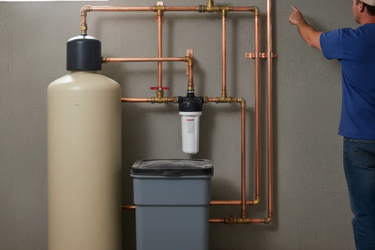Whole-house water treatment system installed in Sacaton
